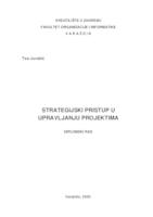 Strategijski pristup u upravljanju projektima