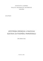 Upotreba dronova u razvoju sustava za podršku parkiranju