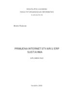 Primjena Internet stvari u ERP sustavima