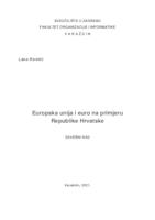 Europska unija i euro na primjeru Republike Hrvatske