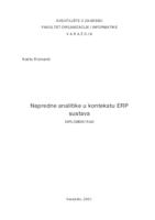 Napredne analitike u kontekstu ERP sustava