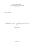 Tržište kapitala u Hrvatskoj i EU