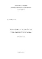 Vizualizacija podataka u poslovnim izvještajima