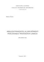 Analiza pokazatelja uspješnosti poslovanja trgovačkih lanaca