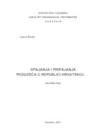 Spajanja i pripajanja poduzeća u Republici Hrvatskoj