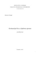 Evaluacija IS-a u tijelima uprave