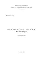 Važnost analitike u digitalnom marketingu