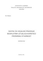 Sustav za vizualno praćenje bespilotnih letjelica koristeći proširenu stvarnost