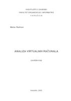 Analiza virtualnih računala