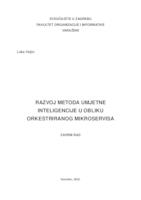 Razvoj metoda umjetne inteligencije u obliku orkestriranog mikroservisa