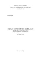 Dizajn korisničkog sučelja u razvoju IT usluge