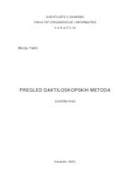 Pregled daktiloskopskih metoda