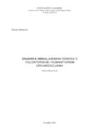Dinamika međuljudskih odnosa u volonterskim i humanitarnim organizacijama