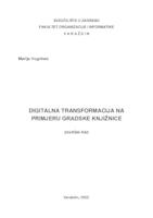 Digitalna transformacija na primjeru gradske knjižnice