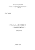 Upravljanje uredskim zaposlenicima