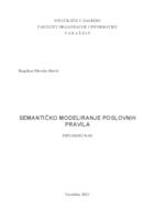 Semantičko modeliranje poslovnih pravila