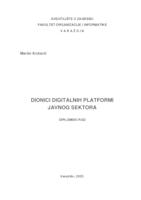 Dionici digitalnih platformi javnog sektora