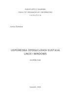 Usporedba operacijskih sustava Linux i Windows