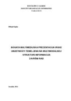 Bogata multimedijska prezentacija irske umjetnosti temeljena na multimodalnoj strukturi informacija