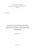 Sustavi za oporavak od pada sustava za upravljanje bazama podataka