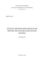 Utjecaj umjetne inteligencije na skupno odlučivanje kod velikih skupina