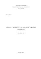 Analiza podataka iz sustava Amazon Business