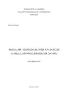 Angular i izgradnja web aplikacije u Angular programskom okviru