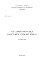 Vizualizacija eksplozija korištenjem čestičnog modela