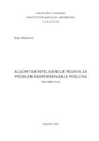 Algoritam inteligencije rojeva za problem raspoređivanja poslova