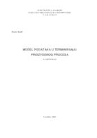 Model podataka u terminiranju proizvodnog procesa