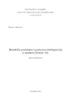 Skladišta podataka i poslovna inteligencija u sustavu Oracle 12c