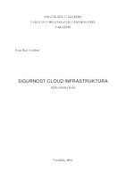 Sigurnost cloud infrastruktura