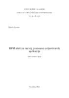 prikaz prve stranice dokumenta BPM alati za razvoj procesno orijentiranih aplikacija