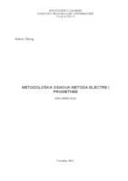 prikaz prve stranice dokumenta Metodološka osnova metoda ELECTRE i PROMETHEE
