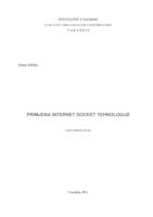 prikaz prve stranice dokumenta Primjena Internet socket tehnologije