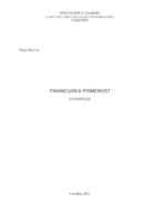 prikaz prve stranice dokumenta Financijska pismenost