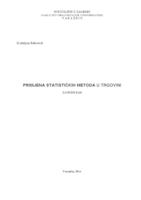 prikaz prve stranice dokumenta Primjena statističkih metoda u trgovini