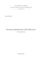 prikaz prve stranice dokumenta Procjena usklađenosti s ISO 27001:2013