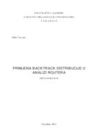 prikaz prve stranice dokumenta Primjena BackTrack distribucije u analizi routera