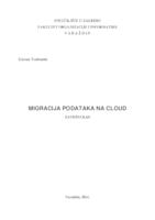 prikaz prve stranice dokumenta Migracija podataka na Cloud