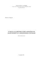 prikaz prve stranice dokumenta Uloga slobodne zone Varaždin u razvoju gospodarstva Varaždinske županije