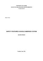 prikaz prve stranice dokumenta Sigurnosna svojstva Google Android sustava