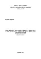 prikaz prve stranice dokumenta Prilagodljivi web dizajn s Google Web Toolkit
