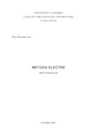 prikaz prve stranice dokumenta Metoda ELECTRE