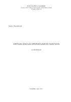prikaz prve stranice dokumenta Virtualizacija operacijskog sustava