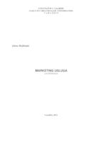 prikaz prve stranice dokumenta Marketing usluga