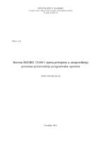 prikaz prve stranice dokumenta Norma ISO/IEC 15504 i njena primjena u unapređenju procesa proizvodnje programske opreme