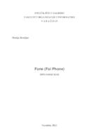 prikaz prve stranice dokumenta Fone (Foi phone)