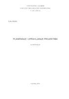 prikaz prve stranice dokumenta Planiranje i upravljanje projektima
