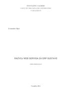 prikaz prve stranice dokumenta Razvoj web servisa za ERP sustave